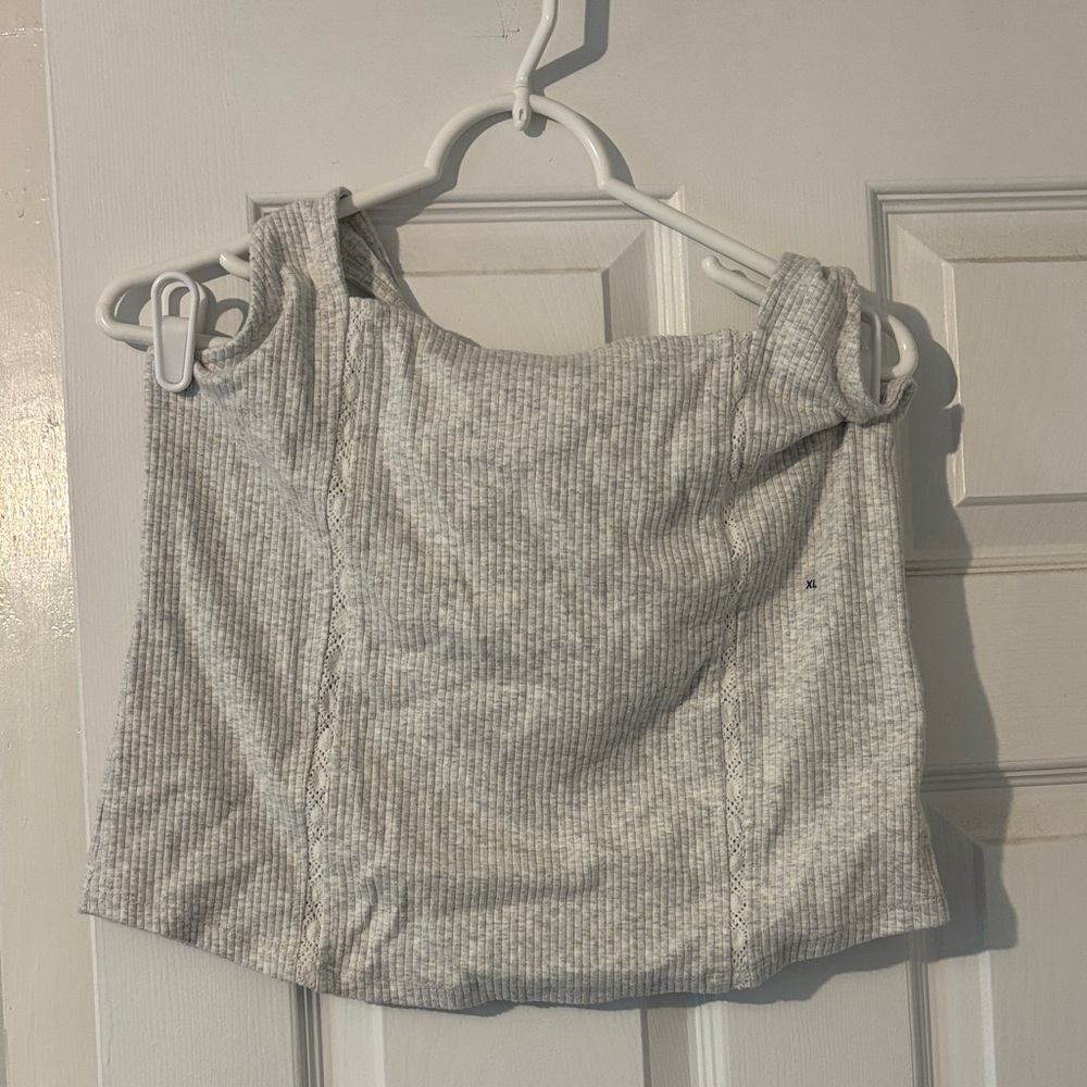 American Eagle Outfitters Gray Halter Top